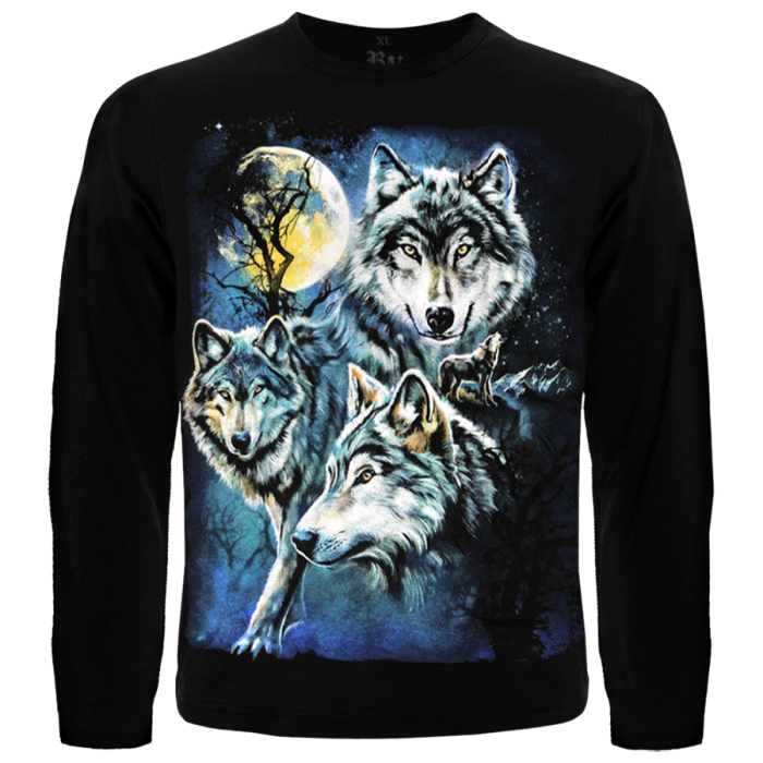 Wolf (Pack of Wolves) Long Sleeve T-Shirt
