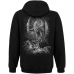 Dragon In Chains Kangaroo Pocket Hoodie with a Zipper