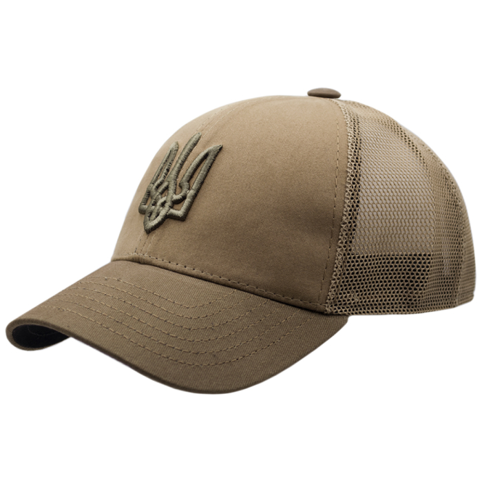 3D Trident (Khaki mesh) uac-001 Baseball Cap