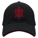 Trident (Red Trident with Sword, Black) uac-009 Baseball Cap Ukraine