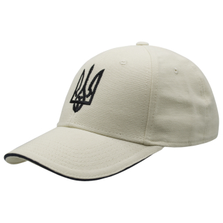 Trident (Black Trident, Cream) uac-015 Baseball Cap Ukraine