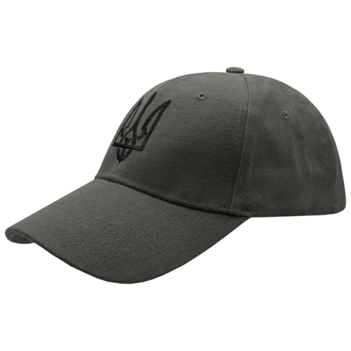 Trident (Black Trident, Gray) uac-017 Baseball Cap Ukraine