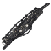 Steampunk (bsp-56) Black Danger Skull