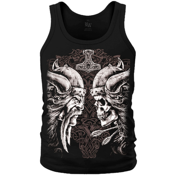 Viking with Skull Tank Top