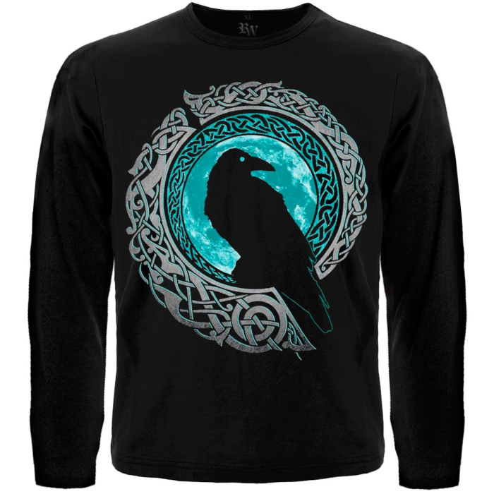 Raven (Valknut) Long Sleeve T-Shirt