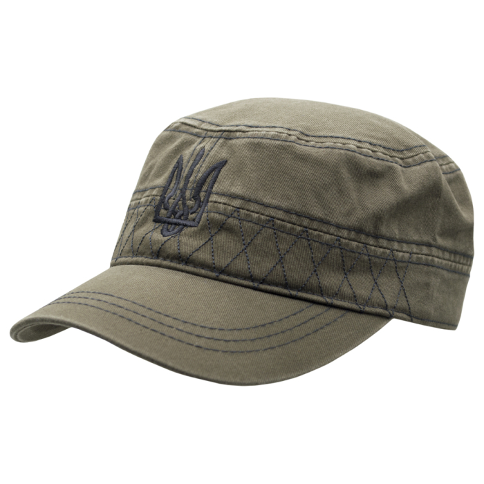Trident (black embroidery) Olive Cap uac-027 Ukraine
