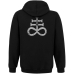 Pentagram Kangaroo Pocket Hoodie with a Zipper