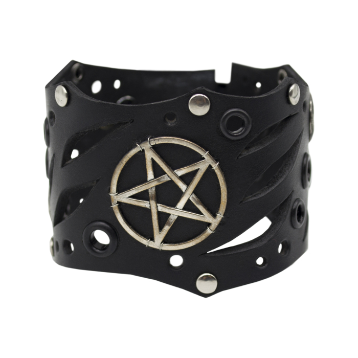Bracelet Steampunk Pentagram black bsp-61
