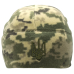 Pixel camouflage fleece hat with Trident