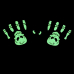 Gloves (glcn-003) Skull and fingers (glow in the dark)