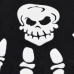Gloves (glcn-003) Skull and fingers (glow in the dark)