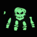Gloves (glcn-003) Skull and fingers (glow in the dark)