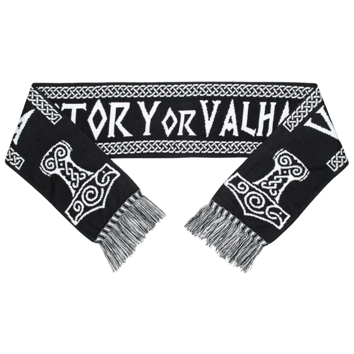 Victory Or Valhalla (Hammer of Thor) Scarf