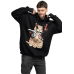Urbanist "Samurai Cat" oversize Hoodie