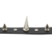 Leather choker with large and curly spikes (csl-002)