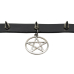 Leather choker with spikes and pentagram (csl-001)