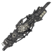 Bracelet Steampunk Fish, black (bsp-69)