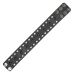 Leather bracelet with 9 small spikes and holnitens (bsl-005)