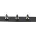 Leather choker with curly spikes (csl-007)