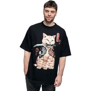Urbanist T-shirt "Samurai Cat" Unisize