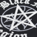 Black Metal Legion patch (inverted pentagram with cross)