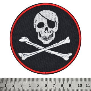 Patch Black label (round)