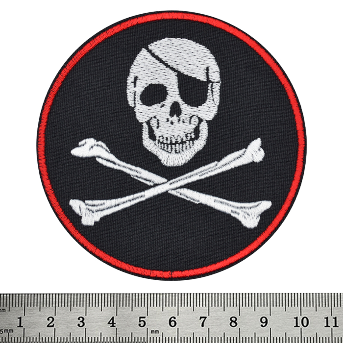 Patch Black label (round)
