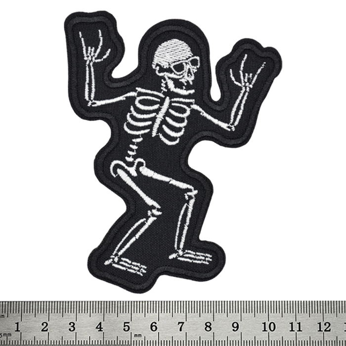 Patch Skeleton Metalhead