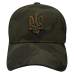 Baseball cap 3D Trident camouflage (olive trident with orange shadow) uac-030