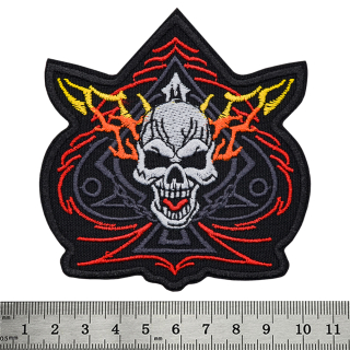 Ace of spades with skull Patch 