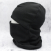 Buff balaclava with perforation, black
