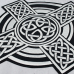 Celtic cross Thermal back patch (thps-069)