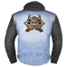 Viking skull in a helmet and with axes Thermal patch back (thps-070)