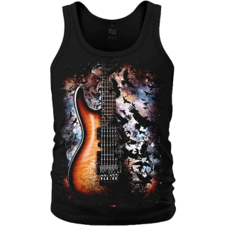 Crow and Guitar in Space Tank Top