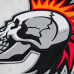 Skull with Iroquois Thermal back patch (thps-074)