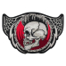 Skull (biker theme) Thermal back patch (thps-077)