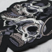 Angel and Demon skulls Thermal back patch (thps-078)