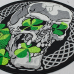 Irish skull (skull with clover) Thermal back patch (thps-079)