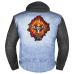 Fire skull of the Indian on the Thermal back patch (thps-080)