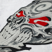 Demon skull with red eyes Thermal Back patch (thps-081) 