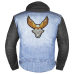 Eagle with a motor in its claws Thermal back patch (thps-093)