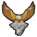 Eagle with a motor in its claws Thermal back patch (thps-093)