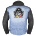 Pirate skull with sabers Thermal patch back (thps-096)
