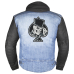Skeleton Ace of Spades Thermal  back patch (thps-098)