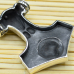 Pendant Thor's Hammer with Thor and a wolf's head (silver, 925 assay value) (sp-123)