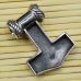 Pendant Thor's Hammer with Scandinavian patterns (silver, 925 assay value) (sp-124)