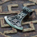 Pendant Perun's Axe with the Star of Svarog (silver, 925 assay value) (sp-125)