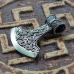 Pendant Perun's Axe with a Kolovorot (silver, 925 assay value) (sp-127)