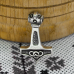 Thor's Hammer Pendant with the Infinity Symbol (silver, 925 assay value) (sp-132)