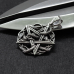 Pendant Pentagram with a snake (silver, 925 assay value) (sp-137)